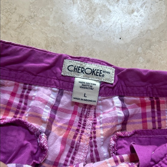 Bundle Plaid and Solid Purple Kid's Shorts Set - Picture 3 of 4